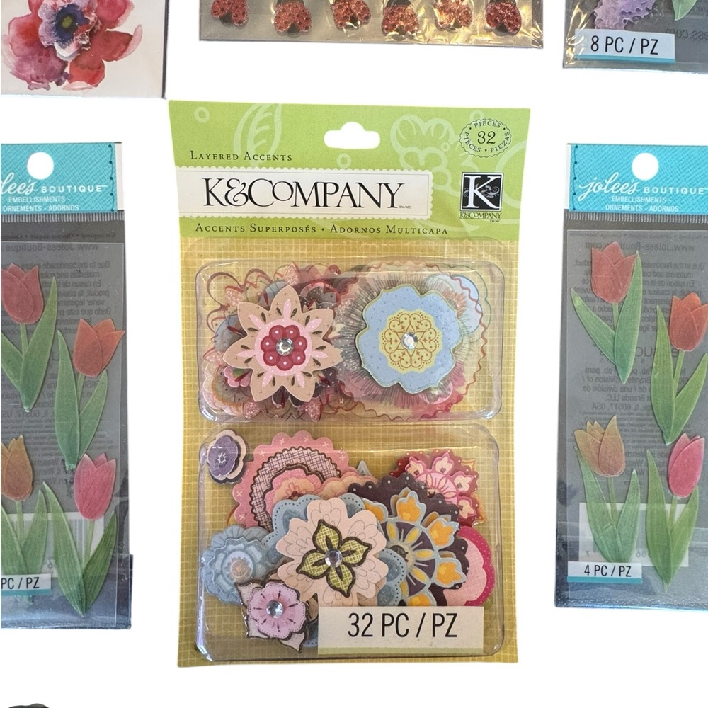 Floral and Ladybug Sticker Set - Picture 5 of 8